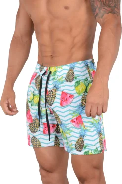 Shorts<Youngla 128 Abstract Swim Shorts '22 Disguised Tiger|Donut|Furry Leopard|Melon Pineapple