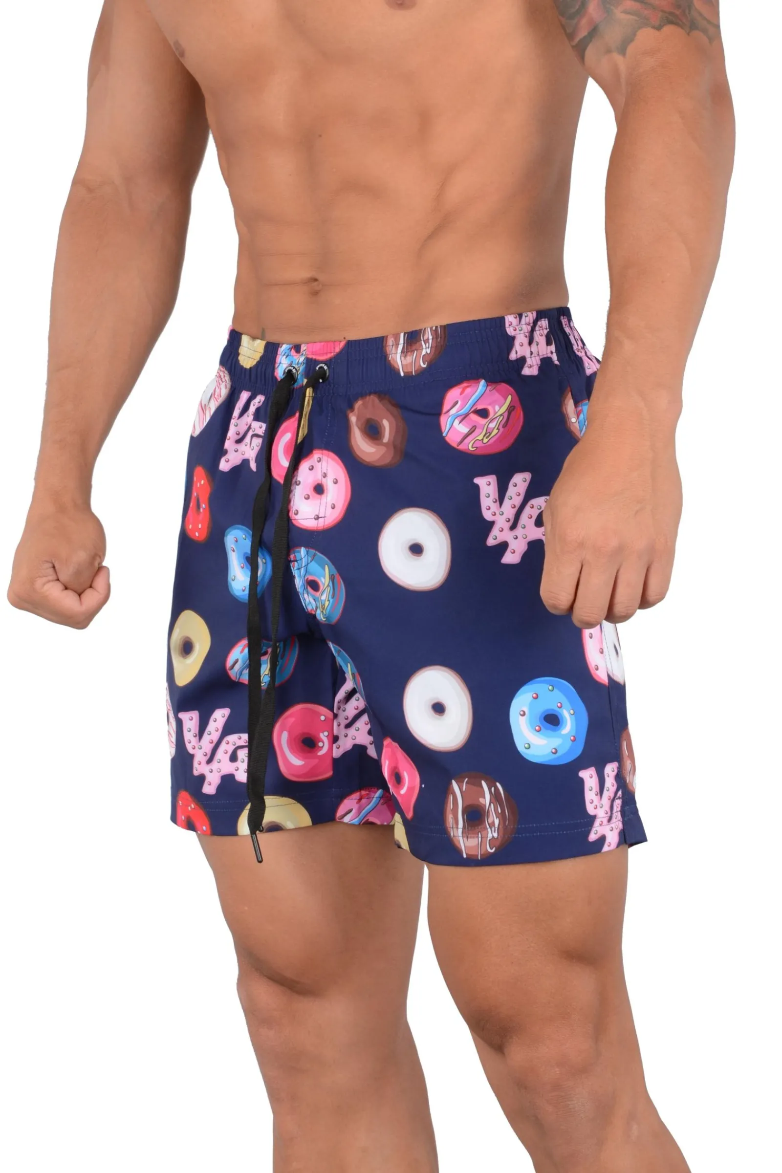 Shorts<Youngla 128 Abstract Swim Shorts '22 Disguised Tiger|Donut|Furry Leopard|Melon Pineapple