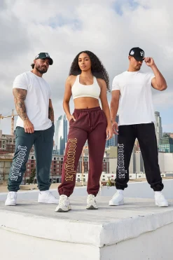 Joggers<Youngla 256 Anthem Joggers Black Wash|Brown Wash|Burgundy Wash|Grey Wash