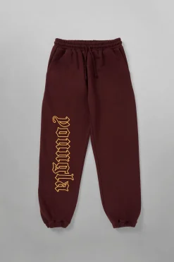 Joggers<Youngla 256 Anthem Joggers Black Wash|Brown Wash|Burgundy Wash|Grey Wash