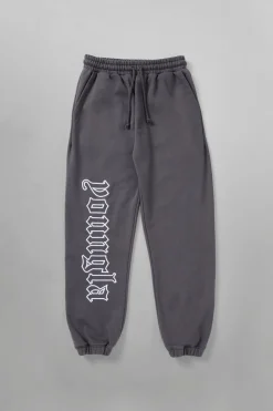 Joggers<Youngla 256 Anthem Joggers Black Wash|Brown Wash|Burgundy Wash|Grey Wash