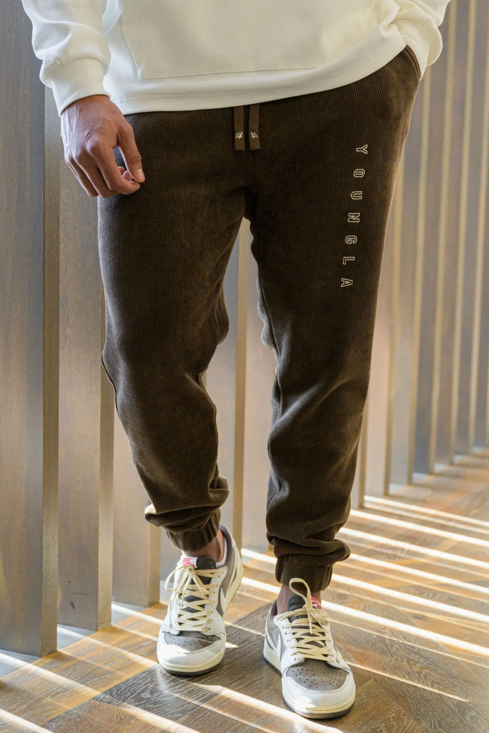 Joggers<Youngla 244 Aspen Joggers Black|Brown|Nardo Grey|Tan