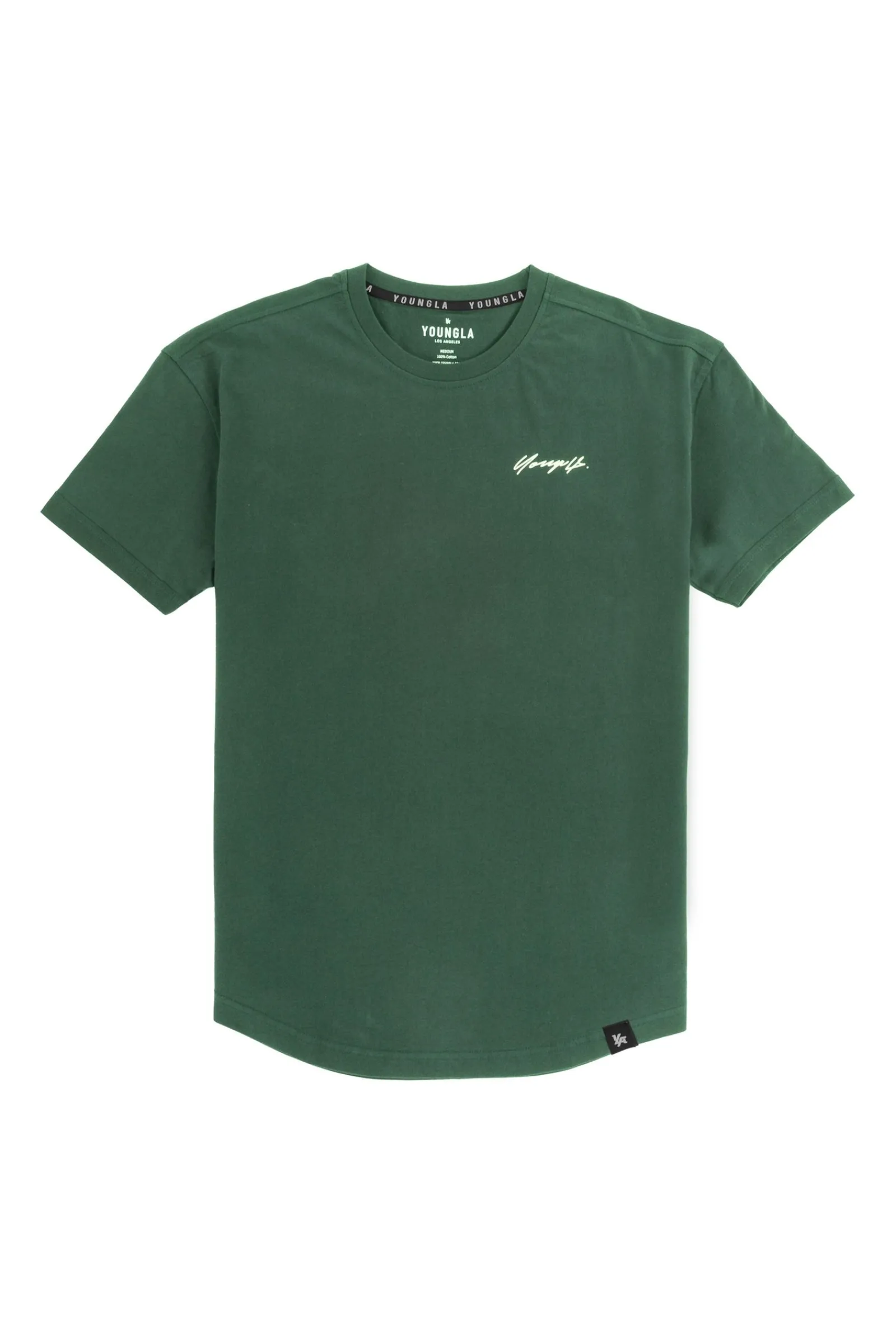 Shirts<Youngla 408 Autobiography Tees Black|Cream|Forest Green|Light Grey