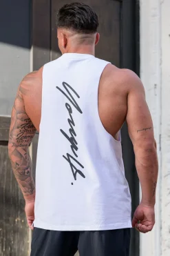 Tanks<Youngla 323 Autograph Delt Tanks Black|Heather Grey|Hot Fudge|Mustard Yellow