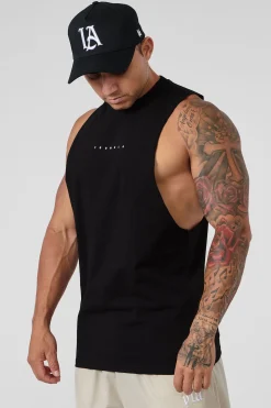 Tanks<Youngla 323 Autograph Delt Tanks Black|Heather Grey|Hot Fudge|Mustard Yellow