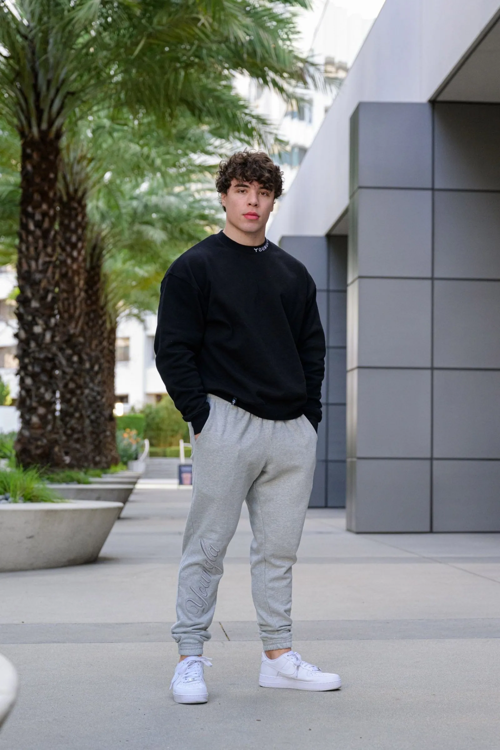 Joggers<Youngla 245 Autograph Joggers Black|Coal|Heather Grey|Khaki