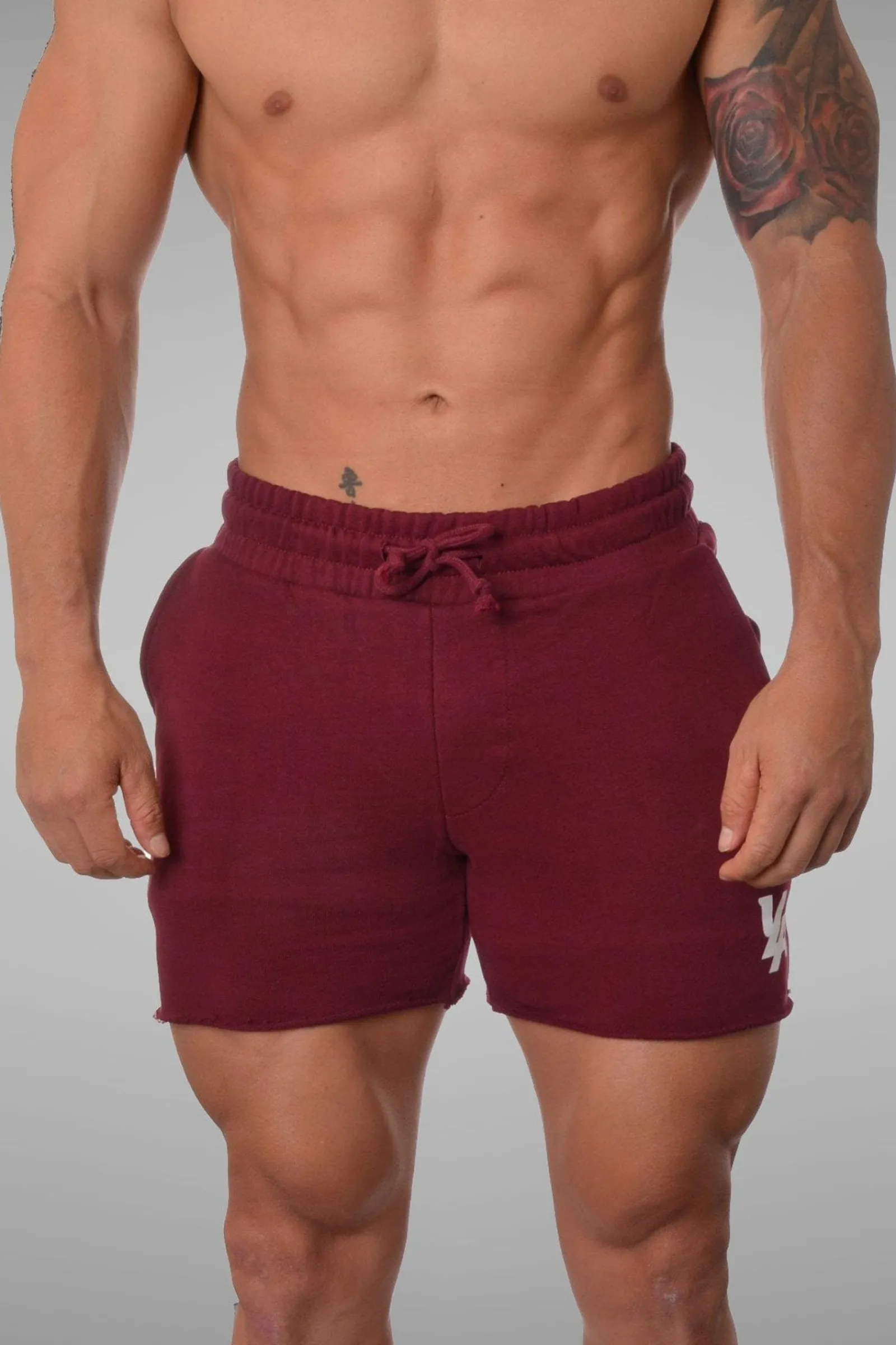 Shorts<Youngla 102 Bodybuilding French Terry Shorts Black|Olive|Burgundy|All Black