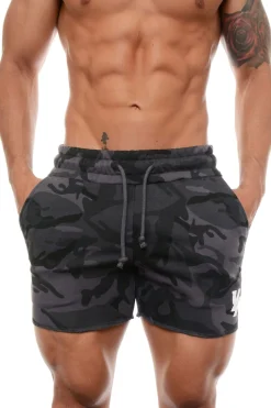 Shorts<Youngla 102 Bodybuilding French Terry Shorts Black|Olive|Burgundy|All Black
