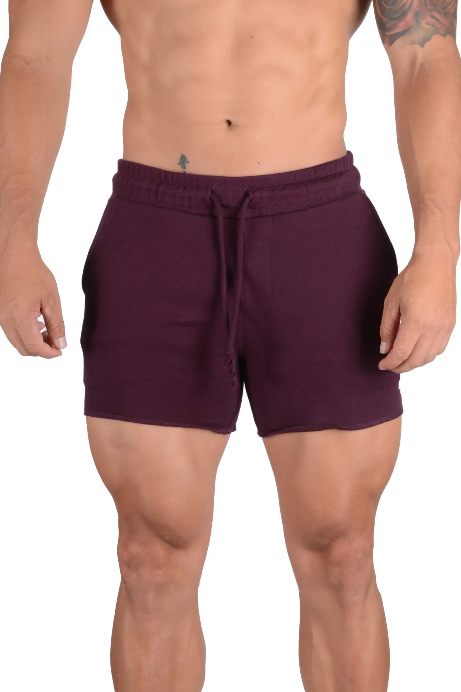 Shorts<Youngla 102 Bodybuilding French Terry Shorts Black|Olive|Burgundy|All Black