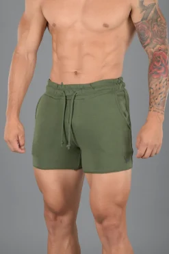 Shorts<Youngla 102 Bodybuilding French Terry Shorts Black|Olive|Burgundy|All Black