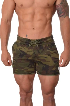 Shorts<Youngla 102 Bodybuilding French Terry Shorts Black|Olive|Burgundy|All Black