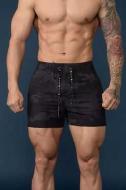 Shorts<Youngla 101 Bodybuilding Short Shorts All Black|Red|Olive|All Grey