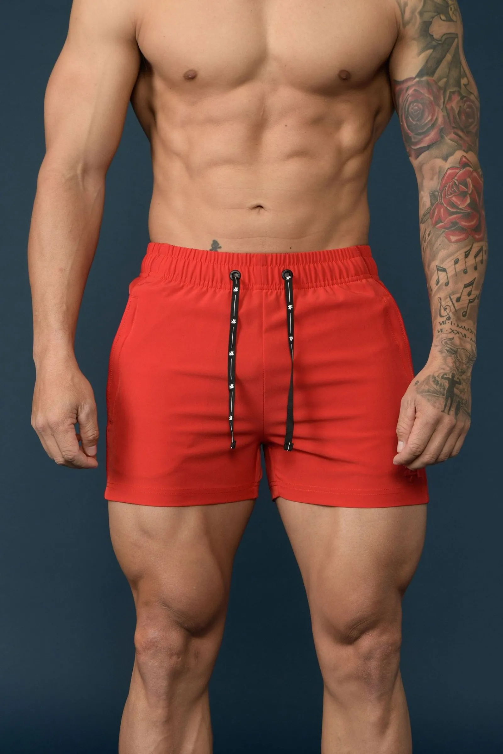 Shorts<Youngla 101 Bodybuilding Short Shorts All Black|Red|Olive|All Grey