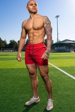 Shorts<Youngla 101 Bodybuilding Short Shorts All Black|Red|Olive|All Grey