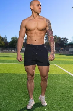 Shorts<Youngla 101 Bodybuilding Short Shorts All Black|Red|Olive|All Grey