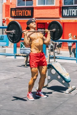 Shorts<Youngla 101 Bodybuilding Short Shorts All Black|Red|Olive|All Grey