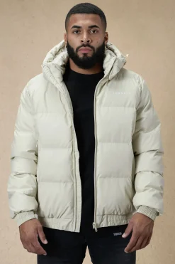 Outerwear<Youngla 554 Brooklyn Puffer Jacket Black|Off-White