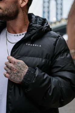 Outerwear<Youngla 554 Brooklyn Puffer Jacket Black|Off-White
