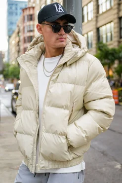 Outerwear<Youngla 554 Brooklyn Puffer Jacket Black|Off-White
