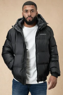 Outerwear<Youngla 554 Brooklyn Puffer Jacket Black|Off-White