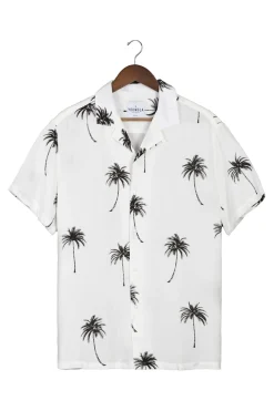 Shirts<Youngla 445 Cabo Vibez Shirts Printed Autumn Nights|Black Essence|Buttermilk Leaves|Chalk Flowers