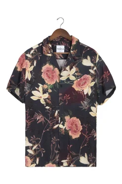 Shirts<Youngla 445 Cabo Vibez Shirts Printed Autumn Nights|Black Essence|Buttermilk Leaves|Chalk Flowers