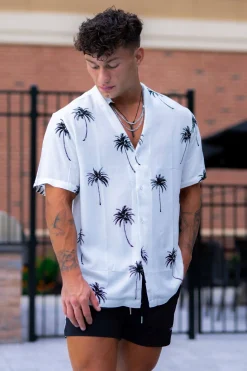 Shirts<Youngla 445 Cabo Vibez Shirts Printed Autumn Nights|Black Essence|Buttermilk Leaves|Chalk Flowers