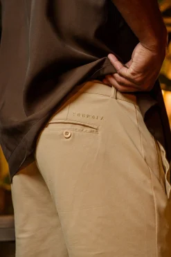 Shorts<Youngla 145 Casual Chino Shorts Black|Khaki|Navy|White