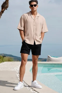 Shorts<Youngla 145 Casual Chino Shorts Black|Khaki|Navy|White