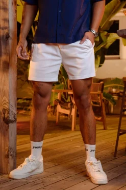 Shorts<Youngla 145 Casual Chino Shorts Black|Khaki|Navy|White