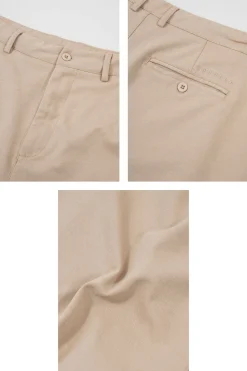 Shorts<Youngla 145 Casual Chino Shorts Black|Khaki|Navy|White