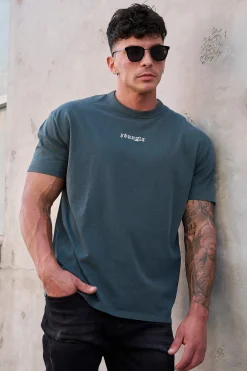 Shirts<Youngla 471 Chrome Tees Black Wash|Deep Teal Wash|Grey Wash|Mauve Wash