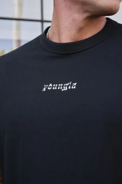 Shirts<Youngla 471 Chrome Tees Black Wash|Deep Teal Wash|Grey Wash|Mauve Wash