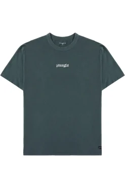 Shirts<Youngla 471 Chrome Tees Black Wash|Deep Teal Wash|Grey Wash|Mauve Wash