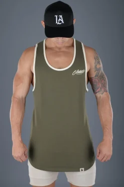 Tanks<Youngla 324 Classics Stringer Tank Black|Off-White|Olive|Brown