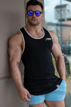 Tanks<Youngla 324 Classics Stringer Tank Black|Off-White|Olive|Brown