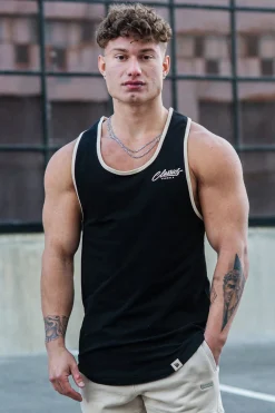 Tanks<Youngla 324 Classics Stringer Tank Black|Off-White|Olive|Brown