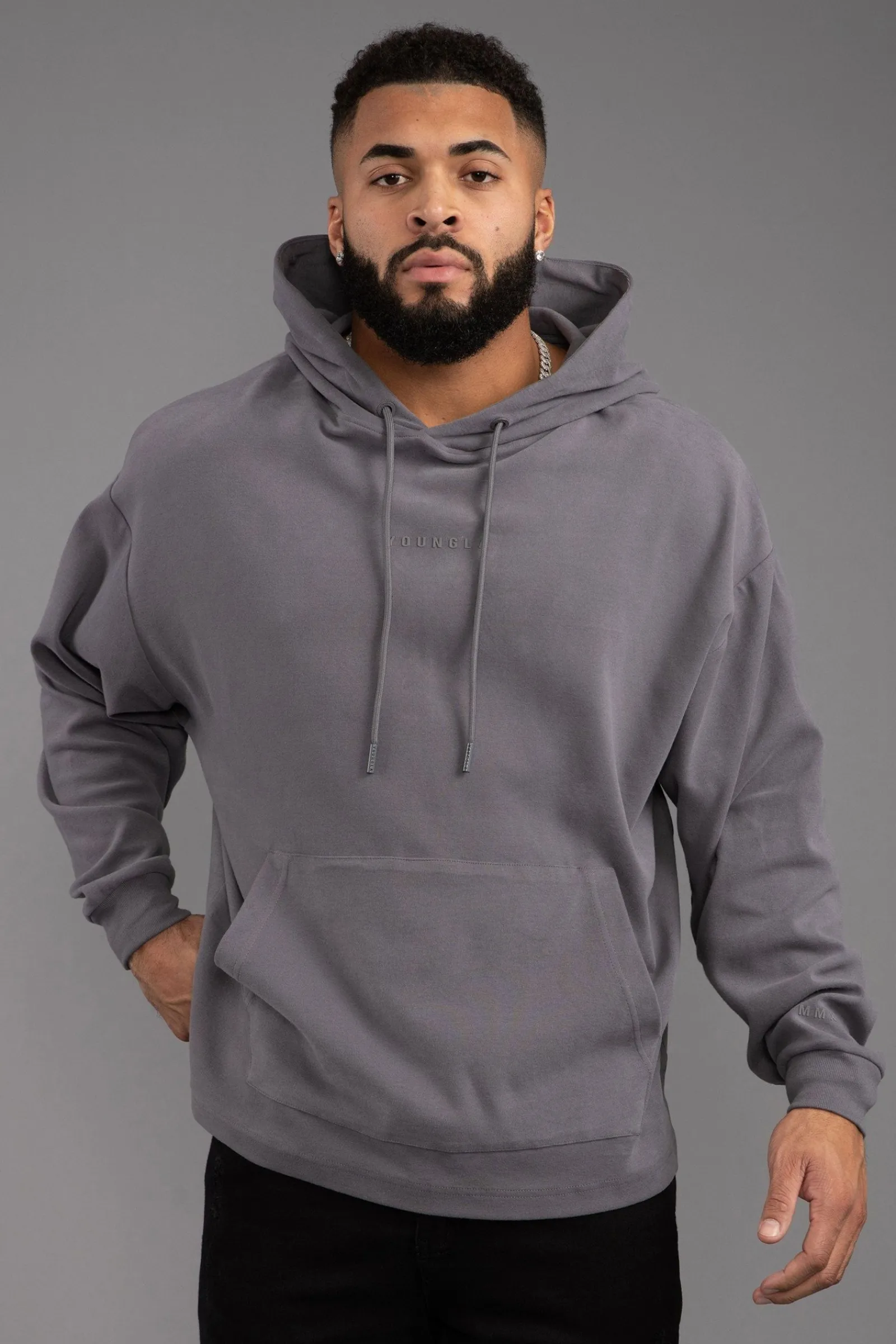 Outerwear<Youngla 544 Cloud Hoodies Black|Lavender|Nardo Grey|White