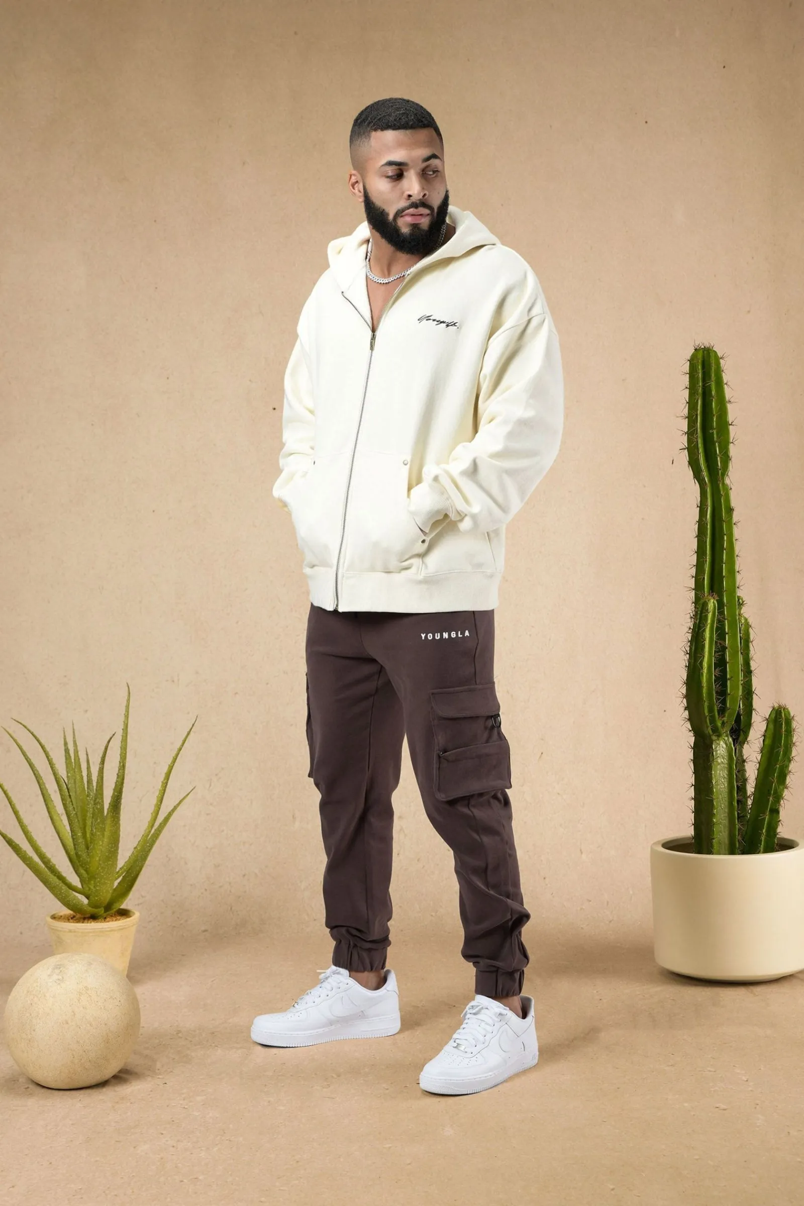 Joggers<Youngla 240 Cloud Rambo Joggers Black|Chocolate Plum|Heather Grey|Nardo Grey