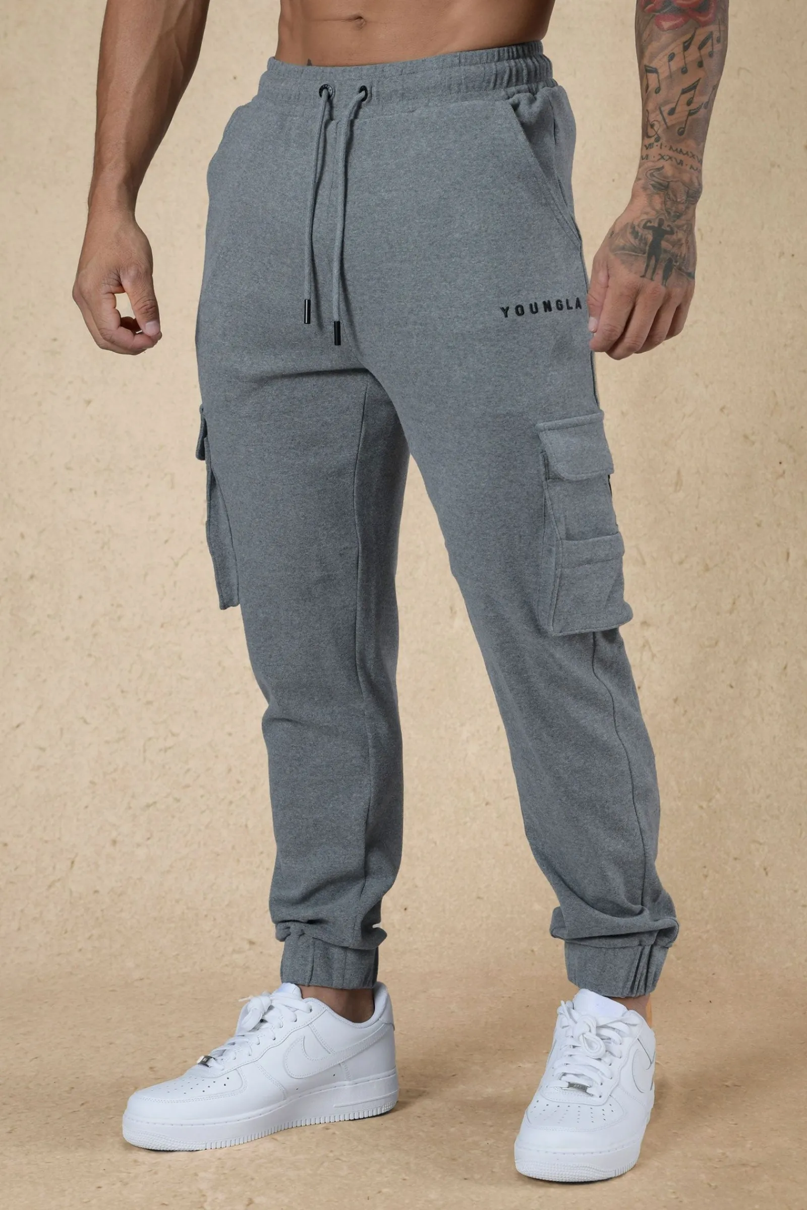 Joggers<Youngla 240 Cloud Rambo Joggers Black|Chocolate Plum|Heather Grey|Nardo Grey