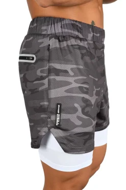 Shorts<Youngla 105 Compression Shorts 2.0 Grey Camo/White|Black Camo/White|White Camo/White|White Camo/Black