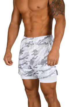Shorts<Youngla 105 Compression Shorts 2.0 Grey Camo/White|Black Camo/White|White Camo/White|White Camo/Black