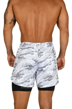 Shorts<Youngla 105 Compression Shorts 2.0 Grey Camo/White|Black Camo/White|White Camo/White|White Camo/Black