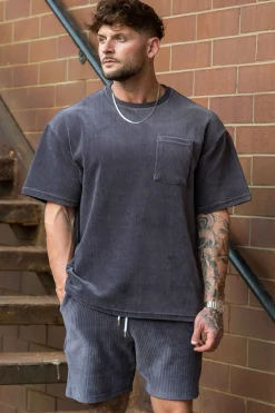 Shorts<Youngla 119 Cord Collection-Shorts Black|Chocolate|Coal|Navy