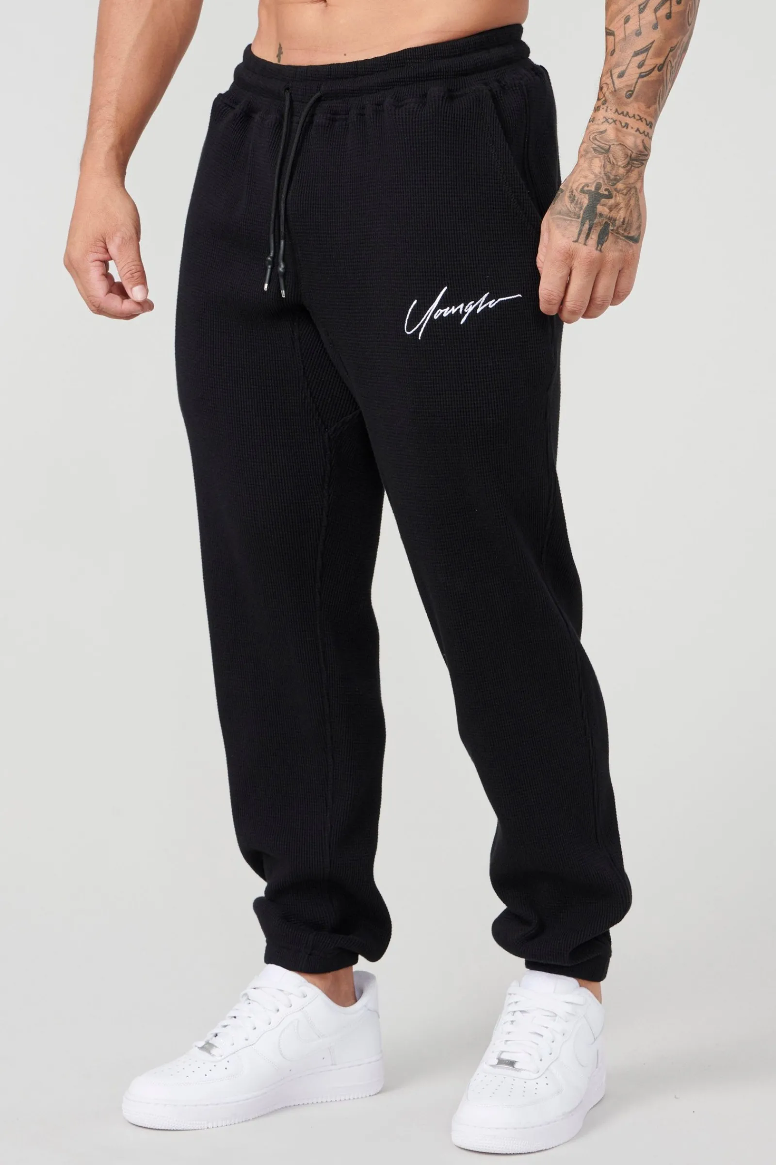 Joggers<Youngla 207 Cozy Thermal Joggers Black|Chocolate|Coal|Heather Grey