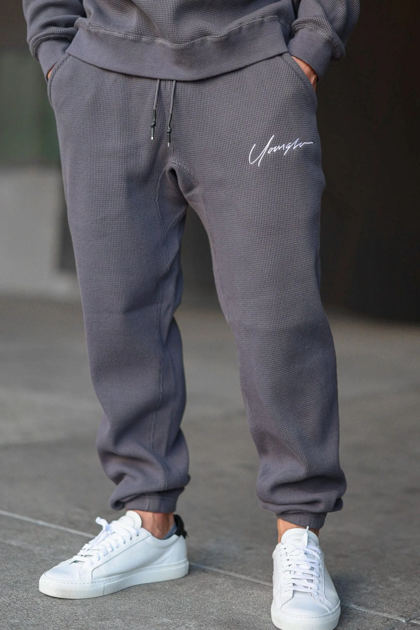 Joggers<Youngla 207 Cozy Thermal Joggers Black|Chocolate|Coal|Heather Grey