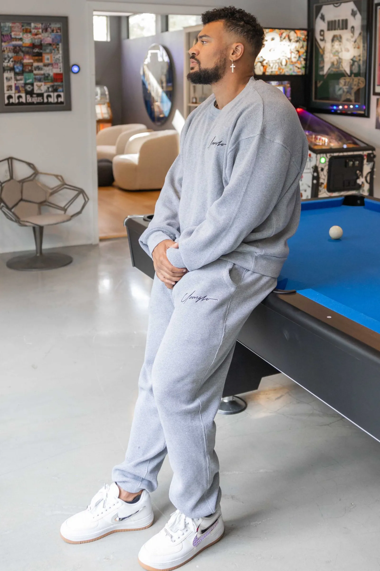 Joggers<Youngla 207 Cozy Thermal Joggers Black|Chocolate|Coal|Heather Grey