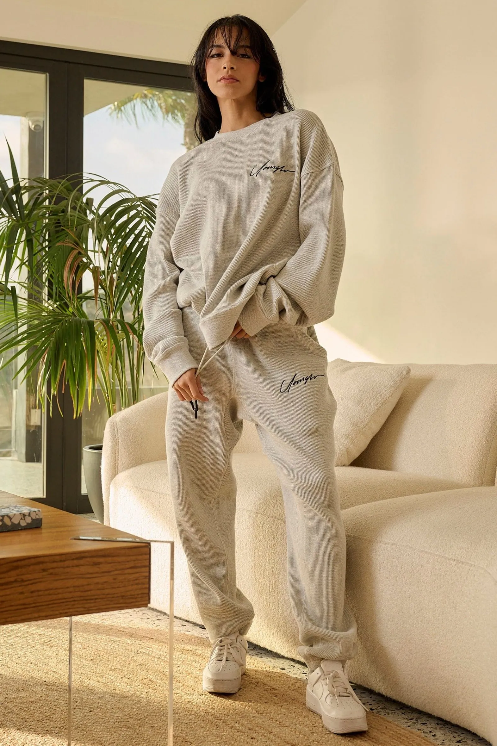 Joggers<Youngla 207 Cozy Thermal Joggers Black|Chocolate|Coal|Heather Grey