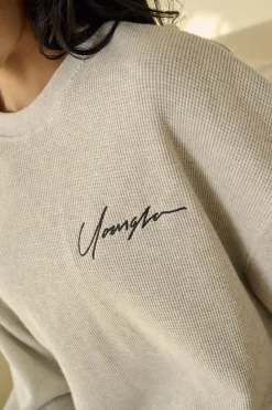 Shirts<Youngla 807 Cozy Thermal Longsleeves Black|Chocolate|Coal|Heather Grey