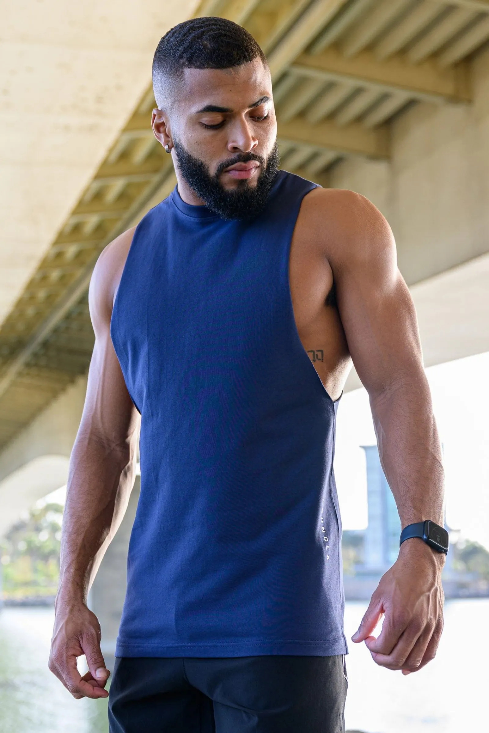 Tanks<Youngla 317 Delt Tanks Black|Deep Teal|Navy|Purple